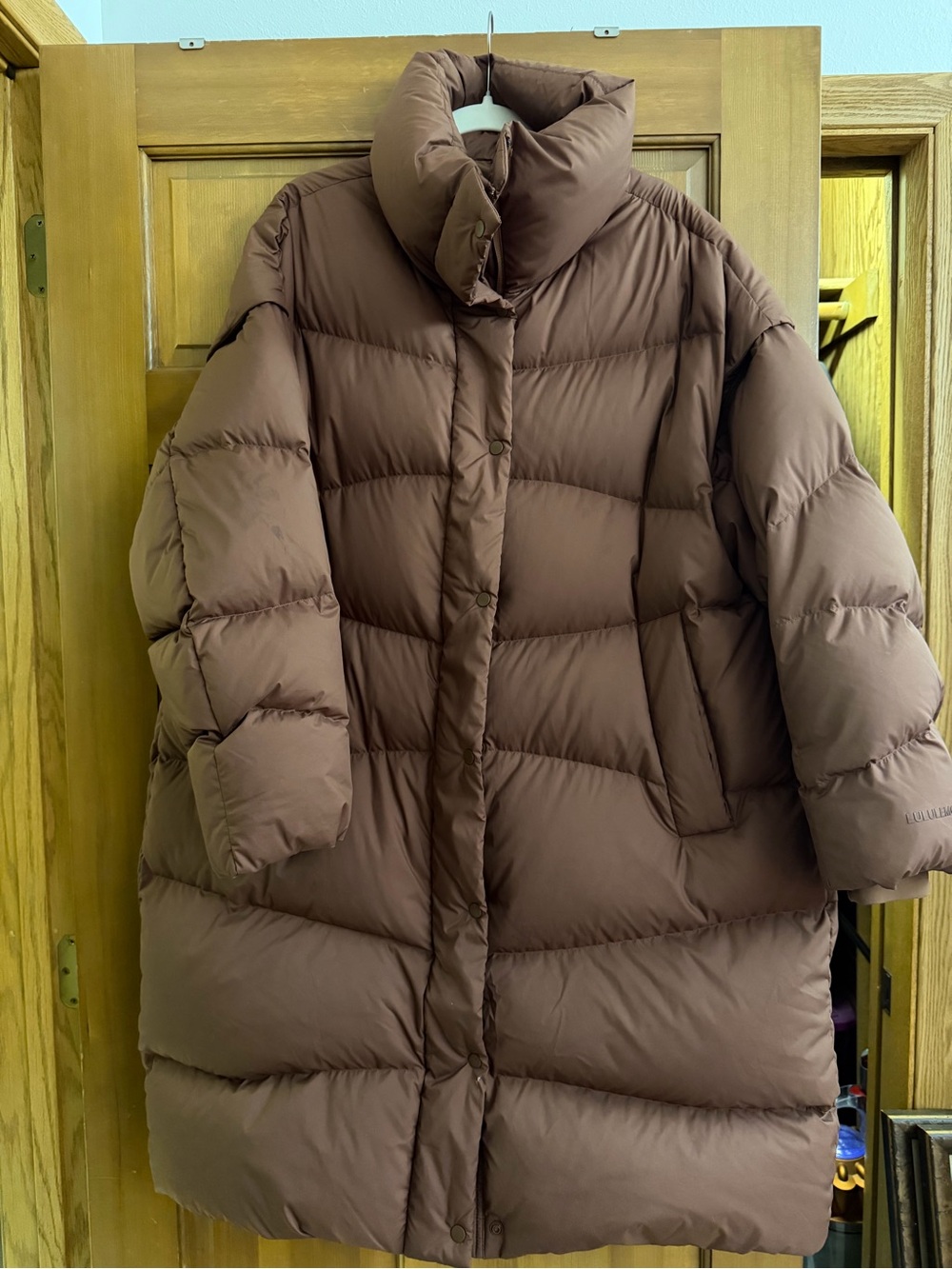 lululemon athletica Brown Oversized Puffer Coat - Size M/L